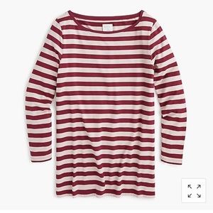 NWOT HATCH x JCrew striped boatneck tee S/M